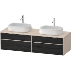 Duravit, Waschbeckenunterschrank, Zencha Konsolenwaschtischunterbau, 1600x550mm, 2 Auszüge, 2 Schubkästen, 2 Ausschnitte, ZE (160 x 55 x 165 cm) günstig