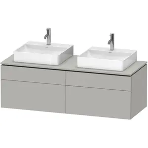 Duravit, Waschbeckenunterschrank, L-Cube Meuble sous-lavabo en console suspendu, avec plan de toilette en console, 4 tiroirs, pour (142 x 55 x 48.20 cm) günstig