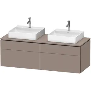 Duravit, Waschbeckenunterschrank, L-Cube Meuble sous-lavabo en console suspendu, avec plan de toilette en console, 4 tiroirs, pour (142 x 55 x 48.20 cm) günstig