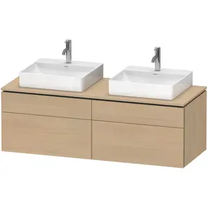 Duravit, Waschbeckenunterschrank, L-Cube Meuble sous-lavabo en console suspendu, avec plan de toilette en console, 4 tiroirs, pour (142 x 55 x 48.20 cm) günstig