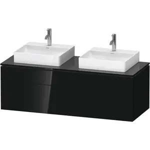 Duravit, Waschbeckenunterschrank, L-Cube Meuble sous-lavabo en console suspendu, avec plan de toilette en console, 4 tiroirs, pour (142 x 55 x 48.20 cm) günstig