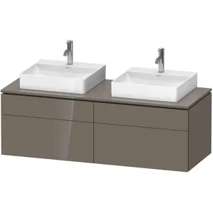 Duravit, Waschbeckenunterschrank, L-Cube Meuble sous-lavabo en console suspendu, avec plan de toilette en console, 4 tiroirs, pour (142 x 55 x 48.20 cm) günstig