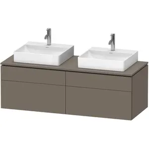 Duravit, Waschbeckenunterschrank, L-Cube Meuble sous-lavabo en console suspendu, avec plan de toilette en console, 4 tiroirs, pour (142 x 55 x 48.20 cm) günstig