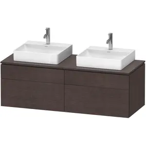 Duravit, Waschbeckenunterschrank, L-Cube Meuble sous-lavabo en console suspendu, avec plan de toilette en console, 4 tiroirs, pour (142 x 55 x 48.20 cm) günstig