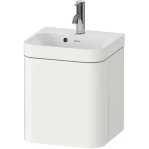 Duravit, Badezimmerschrank, Waschtischset HAPPY D.2 PLUS Türansch re 400x360mm o HL we seidenmatt (80 x 120 x 59.50 cm) günstig