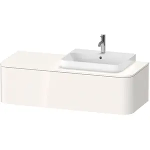 Duravit, Badezimmerschrank, WTU HAPPY D.2 PLUS 1300x550mm 1 Ausz. WT re we hgl o ES (130 x 41 x 135 cm) günstig