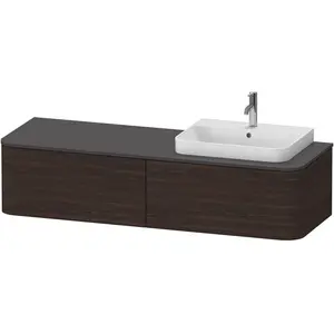 Duravit, Waschbeckenunterschrank, Happy D.2 Plus Meuble sous-vasque sur console suspendu, 1600x550 mm, 2 tiroirs, pour vasque à poser (160 x 41 x 65 cm) günstig