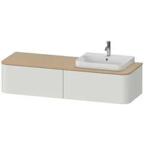 Duravit, Badezimmerschrank, WTU HAPPY D.2 PLUS 1600x550mm 2 Au WT re we hgl o ES (65 x 41 x 165 cm) günstig