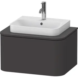 Duravit, Waschbeckenunterschrank, Happy D.2 Plus Meuble sous-vasque sur console suspendu, 650x480 mm, 1 tiroir, pour vasque à poser (55.50 x 52.50 x 70 cm) günstig