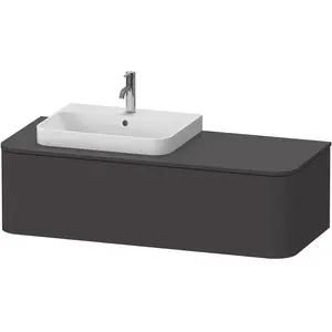 Duravit, Waschbeckenunterschrank, Happy D.2 Plus Meuble sous-lavabo sur console suspendu, 1300x550 mm, 1 tiroir, pour vasque à poser (130 x 41 x 55 cm) günstig