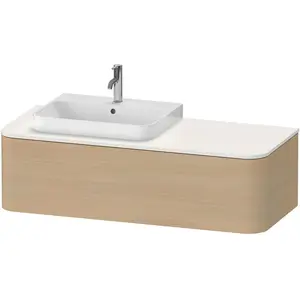 Duravit, Waschbeckenunterschrank, Happy D.2 Plus Meuble sous-lavabo sur console suspendu, 1300x550 mm, 1 tiroir, pour vasque à poser (65 x 41 x 135 cm) günstig