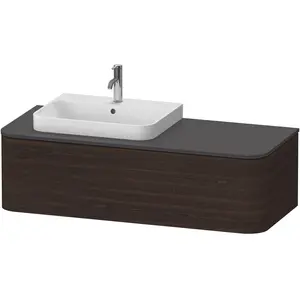 Duravit, Waschbeckenunterschrank, Happy D.2 Plus Meuble sous-lavabo sur console suspendu, 1300x550 mm, 1 tiroir, pour vasque à poser (65 x 41 x 135 cm) günstig