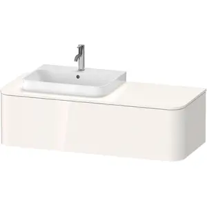 Duravit, Badezimmerschrank, WTU HAPPY D.2 PLUS 1300x550mm 1 Ausz. WT li we hgl o ES (130 x 41 x 135 cm) günstig