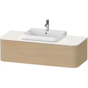 Duravit, Waschbeckenunterschrank, Happy D.2 Plus Meuble sous-lavabo sur console suspendu, 1300x550 mm, 1 tiroir, pour vasque à poser (130 x 41 x 55 cm) günstig
