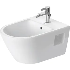 Duravit, Toilette + Bidet, Wand-Bidet D-NEO m ÜL mit Hahnlochbank 1 Hahnloch weiss günstig