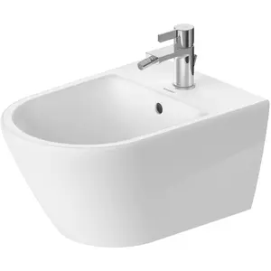 Duravit, Toilette + Bidet, Wand-Bidet D-NEO m ÜL m HLB 1 Hahnloch inkl. Durafix weiss günstig