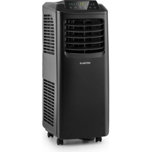 Klarstein Pure Blizzard Smart 9k Mobiles Klimagerät 9000 BTU, 26-44 m², App & Alexa Steuerung, 3-in-1 Kühlung, Ventilator & Entfeuchter, A, Leise, Rollen, Schwarz günstig