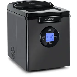 Klarstein Eiswürfelmaschine Klein, 1,8 L Eiswürfelbereiter, Eiswürfelm...