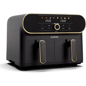 Klarstein AuraAir Color Touch Dual Heißluftfritteuse   11L Dual-Kammer...