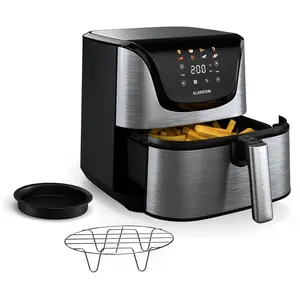 Klarstein AeroVital Deluxe Heißluftfritteuse   5,4L Airfryer, 1700W, T...