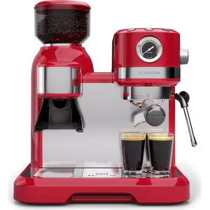 Klarstein Bella Café Siebträgermaschine Mit Mahlwerk   19 Bar, 1.550 W...