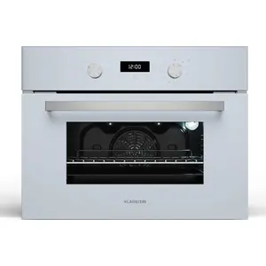 Klarstein SpaceSmart Einbaubackofen - 41 L, 8 Funktionen, Dampfreinigu...