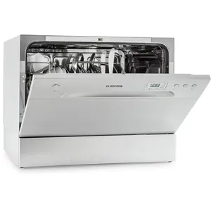 Klarstein Mini-Geschirrspüler für 6 Gedecke, Leiser UV-Geschirrspüler ...