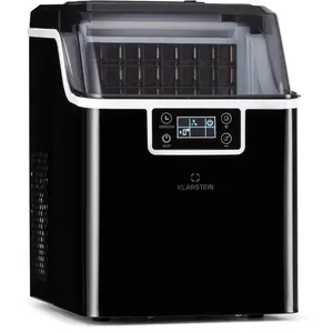 Klarstein Eiswürfelmaschine für Zuhause Camping Gastro, Schnelle Mini ...