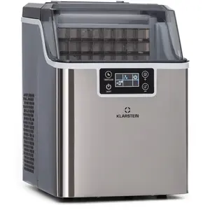Klarstein Eiswürfelmaschine für Zuhause Camping Gastro, Schnelle Mini ...