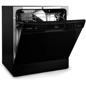 Klarstein Mini-Geschirrspüler für 8 Gedecke, Leiser Einbau-Geschirrspü...