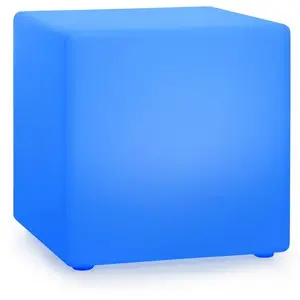 Blumfeldt Shinecube XL Gartenlampe mit LED-Beleuchtung in 16 Farben, G...