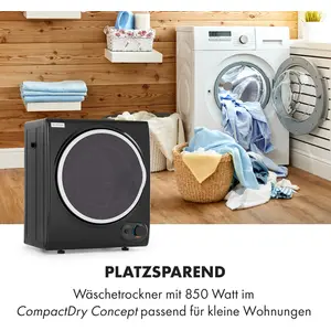 Klarstein Jet Set 2500 - Wäschetrockner, Ablufttrockner, Frontlader, 8... günstig