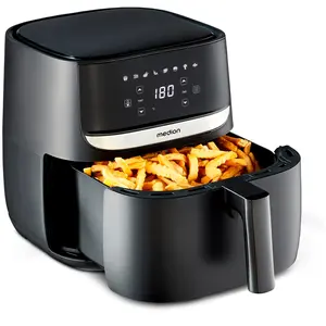 MEDION E50 XL Heißluftfritteuse (5,7 Liter, Airfryer, ca. 1700 Watt, D...