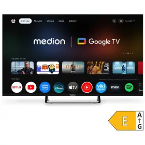MEDION 138,8 cm (55 Zoll) QLED Fernseher 4K Smart TV - MD 855701