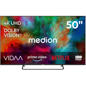 MEDION 125,7 cm (50 Zoll) Fernseher (Smart-TV, Dolby Vision HDR, HBO M...