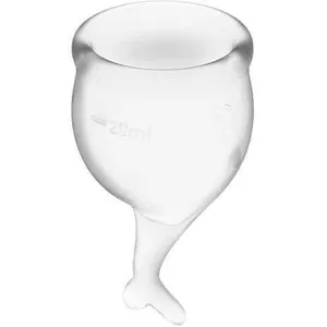 Satisfyer Feel Secure Menstrual Cup Set Transparent 1 ct günstig