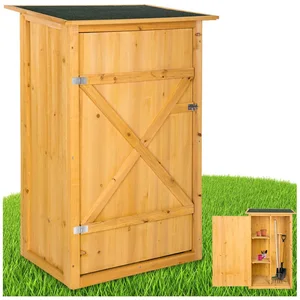 tectake Geräteschrank Gartenschrank, 75 x 56 x 118 cm, gefertigt aus i... günstig