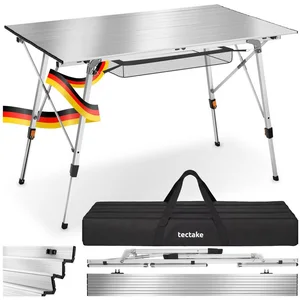 tectake Campingtisch Aluminium Klapptisch - faltbar, wetterfest, 90 x ... günstig