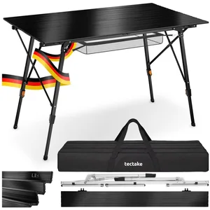 tectake Campingtisch Aluminium Klapptisch - faltbar, wetterfest, 90 x ... günstig