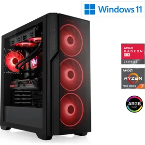 CSL-Computer Gaming PC, AMD Ryzen 7 7800X3D, 4200 MHz, Radeon RX 9070 ...