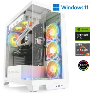 CSL Gaming PC, AMD Ryzen 7 7700, 5300 MHz, GeForce RTX 4060 Ti, 32 GB ...