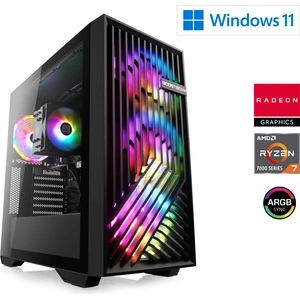 Gaming PC AMD Ryzen 7 7700, 3800 MHz, AMD Radeon Graphics, 16 GB DDR5-...