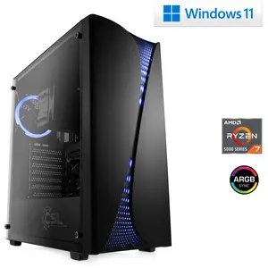 Gaming PC AMD Ryzen 7 5700G, 4600 MHz, AMD Radeon Graphics, 16 GB DDR4...