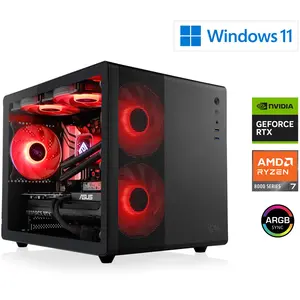CSL-Computer Gaming PC, AMD Ryzen 7 8700F, 4100 MHz, GeForce RTX 5070,...