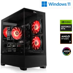 CSL-Computer Gaming PC, AMD Ryzen 7 9700X, 3800 MHz, GeForce RTX 5070,...