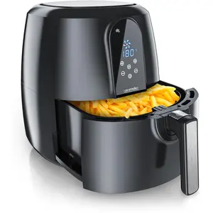 Arendo Heißluftfritteuse Calda 5,2 l, Airfryer für bis zu 6 Personen, ...