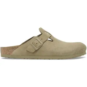 Clogs Birkenstock Boston Suede Leather Grün 41 Schmal günstig