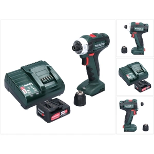 Metabo PowerMaxx BS 12, Handbohrmaschine, Ohne Schlüssel, Schwarz, Grü...