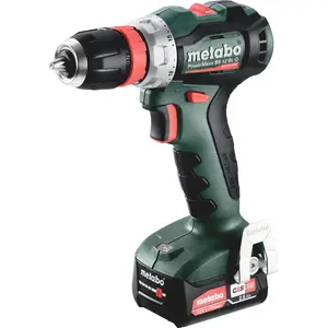 Metabo PowerMaxx BS 12 BL Q, Elektrischer Schraubendreher, Pistolengri...
