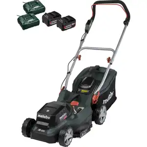 Metabo RM 36-18 LTX BL 36, Rasenmäher mit Radantrieb, 350 m², 36 cm, 2...